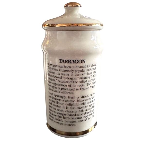 Hummel 1987 Dry Tarragon Spice Jar Danbury Mint  ***Item: HH028 - Picture 3 of 5